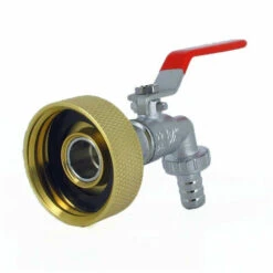 MULTICUVES Raccord Cuve Eau S60X6 Laiton - Robinet Laiton Chromé 15 Mm -Promos Recuperation Magasin 12131891 3