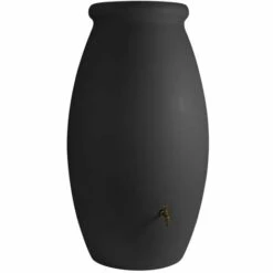 Récupérateur D'eau De Pluie Jarre 500 L + Kit Raccord Chéneau - Anthracite - BelliJardin - Anthracite