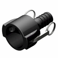 CPP Raccord Camlock Femelle 2'' - Male Cannelé Droit En Polypropylène - Ø A: 2'' | Ø B: 50mm