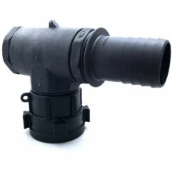 MULTITANKS Raccord Femelle S60x6 écrou Tournant Avec Coude 90°et Sortie Male Cannelé 50mm - 50mm -Promos Recuperation Magasin 1634303 3