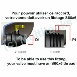 MULTITANKS Sélecteur 2 Voies Pour Cuve IBC 1000 Litres -Promos Recuperation Magasin 1634401 4