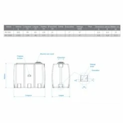 ROTOTEC Réservoir Pe Type Rv 500l Bleu - Bleu 11 ROTOTEC Réservoir Pe Type Rv 500l Bleu - Bleu -Promos Recuperation Magasin 18122056 5