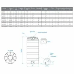 ROTOTEC Réservoir Pe Type Cv 500l Bleu - Bleu 11 ROTOTEC Réservoir Pe Type Cv 500l Bleu - Bleu -Promos Recuperation Magasin 18122075 5