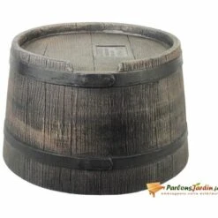 Nature Support De Baril D'eau De Pluie 30,5x58 Cm Marron - Brun