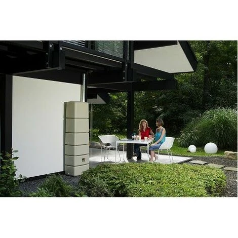 Réservoir Eau De Pluie Mural SLIM 650L Sable - GARANTIA 4 Réservoir Eau De Pluie Mural SLIM 650L Sable - GARANTIA – Image 2