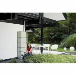 Réservoir Eau De Pluie Mural SLIM 650L Sable - GARANTIA 9 Réservoir Eau De Pluie Mural SLIM 650L Sable - GARANTIA -Promos Recuperation Magasin 1983009 3