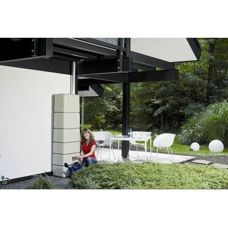 Réservoir Eau De Pluie Mural SLIM 650L Sable - GARANTIA 5 Réservoir Eau De Pluie Mural SLIM 650L Sable - GARANTIA – Image 3