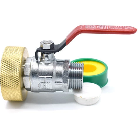 MULTITANKS Raccord S60x6 En Laiton Avec Robinet En Laiton à Boisseau Sphérique Sortie Filetée Male 1'' BSP 26x34 6 MULTITANKS Raccord S60x6 En Laiton Avec Robinet En Laiton à Boisseau Sphérique Sortie Filetée Male 1'' BSP 26x34 – Image 4