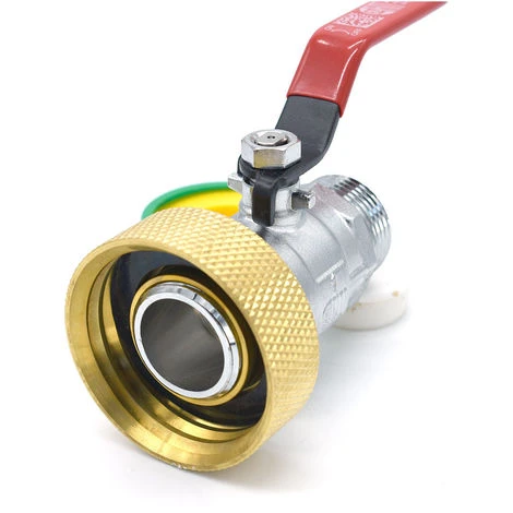 MULTITANKS Raccord S60x6 En Laiton Avec Robinet En Laiton à Boisseau Sphérique Sortie Filetée Male 1'' BSP 26x34 7 MULTITANKS Raccord S60x6 En Laiton Avec Robinet En Laiton à Boisseau Sphérique Sortie Filetée Male 1'' BSP 26x34 – Image 5