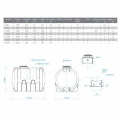 ROTOTEC Réservoir Pe Type Cho 300l Gris - Gris -Promos Recuperation Magasin 23529454 5