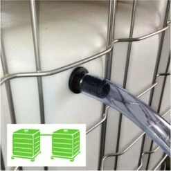 MULTICUVES Kit De Couplage De 2 Cuves 1000 L - Ø 32 Mm - Tuyau 50 Cm -Promos Recuperation Magasin 24126965 2