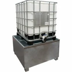 UNIVERSEL Bac De Retention 1000l Acier Galva P/ 1 Cubitainer 1000l