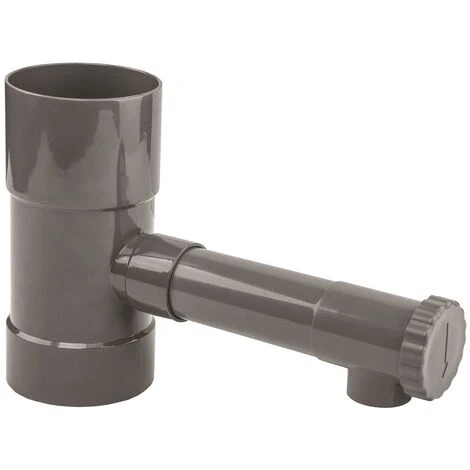 GT MARKET Récupérateur D'eau De Pluie Pour Gouttière 80 Mm 3 GT MARKET Récupérateur D'eau De Pluie Pour Gouttière 80 Mm