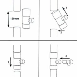 GT MARKET Récupérateur D'eau De Pluie Pour Gouttière 80 Mm 7 GT MARKET Récupérateur D'eau De Pluie Pour Gouttière 80 Mm -Promos Recuperation Magasin 26365937 3