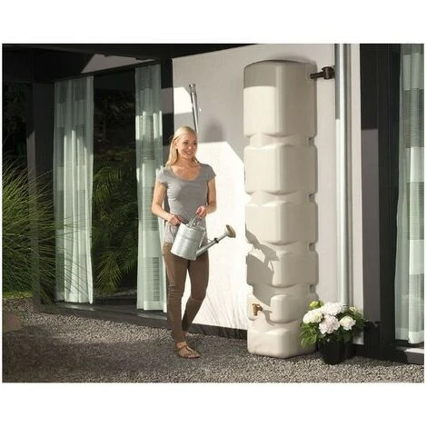 SUINGA Cuve Polyéthylène 300 Litres 42x40x210 Cm Beige 4 SUINGA Cuve Polyéthylène 300 Litres 42x40x210 Cm Beige – Image 2