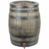 TRUE DEAL Nature Baril D'eau De Pluie Avec Aspect De Bois 120L 50,5x66 Cm Marron