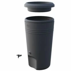 Récupérateur D'eau De Pluie Rain Barrel - Elho - Anthracite