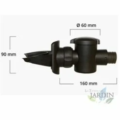 SUINGA Filtre De Descente Rond Pour Tuyaux De 75 à 110 Mm, Sortie 1" 9 SUINGA Filtre De Descente Rond Pour Tuyaux De 75 à 110 Mm, Sortie 1" -Promos Recuperation Magasin 30963666 4