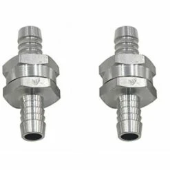TRIOMPHE Valve De Vérification De L'essence Diesel De Perle De Perle, Un Système De Carburant De Carburateur à Faible Concentration Avec Clapet Anti-retour, Vanne à Carburant En Aluminium, Vanne D'alimentation En Gaz Diesel (10 Mm 2), Clapet Anti-retour Pour Tube