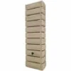 ALICE'S GARDEN Récupérateur D'eau Mural Grandval 300L Imitation Bois Beige Avec Kit Raccord Chéneau Inclus - Beige