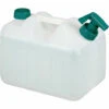 Relaxdays Bidon D’eau Avec Robinet, 10 Litres, Plastique Sans BPA, Couvercle, Poignée, Réservoir, Blanc/vert -Promos Recuperation Magasin 35401022 1