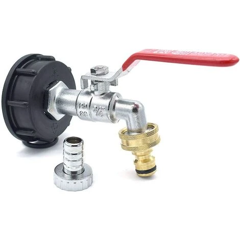 SUNFLOWER Robinet à Boisseau Sphérique,Filetage Male 3/4 Pouce Pas Gaz, Sortie 3/4'', Embout Male Canelé 15mm 3 SUNFLOWER Robinet à Boisseau Sphérique,Filetage Male 3/4 Pouce Pas Gaz, Sortie 3/4'', Embout Male Canelé 15mm