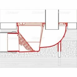 ALCAPLAST Bac De Récupération D'eau De Pluie Pour Tuyaux De Descente 300/155/110 Horizontal Noir AGV3 -Promos Recuperation Magasin 37245565 3