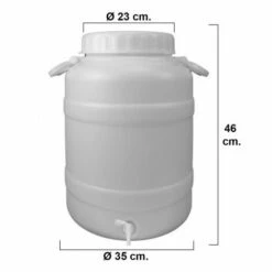 WOLFPACK Bidon Garrafa Plastico Alimentario Con Grifo Y Boca Ancha 30 Lt. -Promos Recuperation Magasin 38706934 4