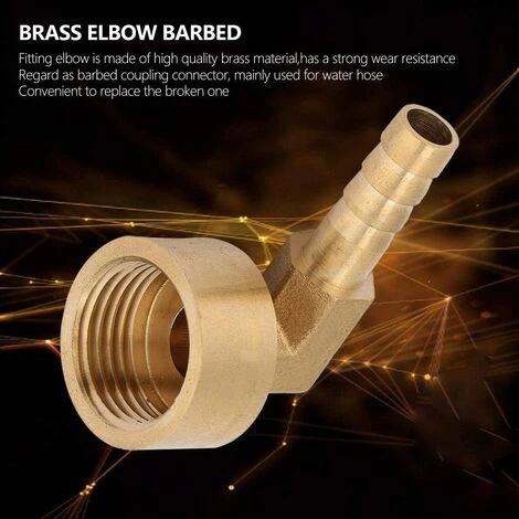 TRIOMPHE Raccord à Ailettes En Laiton Filetage Femelle Coude à 90 Degrés Tuyau Coudé En Laiton Adaptateur Raccord D'articulation Raccord G1 / 2 Air / Eau / Combustible / Huile / Gaz Inertes(10mm) 7 TRIOMPHE Raccord à Ailettes En Laiton Filetage Femelle Coude à 90 Degrés Tuyau Coudé En Laiton Adaptateur Raccord D'articulation Raccord G1 / 2 Air / Eau / Combustible / Huile / Gaz Inertes(10mm) – Image 5