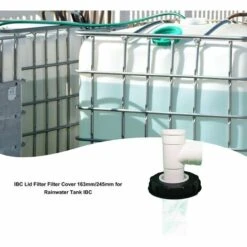 ECHOO Filtre De Couvercle IBC - Filtre IBC En Nylon Lavable, IBC Couvercle De Filtre En Nylon 163mm/245mm, Couvercle IBC Avec Filtre En Nylon Lavable Pour R&eacute;servoir &Agrave; Eau De Pluie IBC -Promos Recuperation Magasin 40118011 4