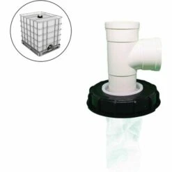 ECHOO Filtre De Couvercle IBC - Filtre IBC En Nylon Lavable, IBC Couvercle De Filtre En Nylon 163mm/245mm, Couvercle IBC Avec Filtre En Nylon Lavable Pour R&eacute;servoir &Agrave; Eau De Pluie IBC -Promos Recuperation Magasin 40118011 5