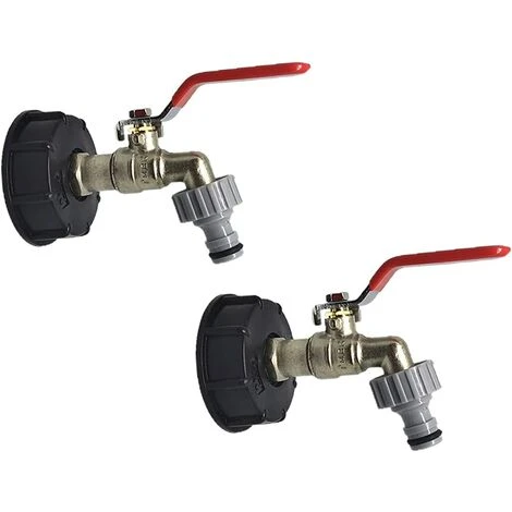 ALMI Robinet Cuve 1000L,Robinet Pour IBC Robinet Recuperateur Eau De Pluie Adaptateur De Cuve Robinet,Adaptateur De Réservoir De Vidange,Robinet En Laiton Fabriqué En PP Filetage Gros 60 Mm (Red 1/2") 3 ALMI Robinet Cuve 1000L,Robinet Pour IBC Robinet Recuperateur Eau De Pluie Adaptateur De Cuve Robinet,Adaptateur De Réservoir De Vidange,Robinet En Laiton Fabriqué En PP Filetage Gros 60 Mm (Red 1/2")