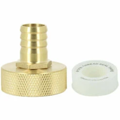 MULTICUVES Raccord Cuve S60X6 Laiton - Embout Droit Diamètre 25 Mm