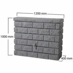 GRAF® Graf Cuve Décorative MUR ROCKY - 400L - Gris Granite 9 GRAF® Graf Cuve Décorative MUR ROCKY - 400L - Gris Granite -Promos Recuperation Magasin 49708 4