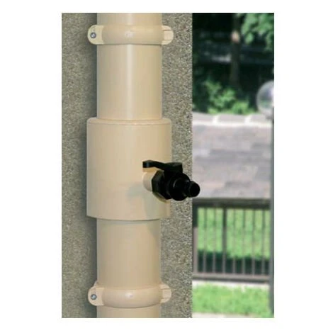 FIRST PLAST Récupérateur D'eau De Pluie PVC Pour Tubes Ø 63-80-100 Et Oval 92x57mm - Sable 4 FIRST PLAST Récupérateur D'eau De Pluie PVC Pour Tubes Ø 63-80-100 Et Oval 92x57mm - Sable – Image 2