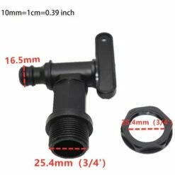 Robinet Cuve 1000l Plastique,Adaptateur De Boîte De Rangement D'eau IBC,Adaptateur Robinet Tuyau Arrosage,pour Recuperateur Eau De Pluie, Réservoir De Carburant (Plastique),Fontainebleau 8 Robinet Cuve 1000l Plastique,Adaptateur De Boîte De Rangement D'eau IBC,Adaptateur Robinet Tuyau Arrosage,pour Recuperateur Eau De Pluie, Réservoir De Carburant (Plastique),Fontainebleau -Promos Recuperation Magasin 52530711 2