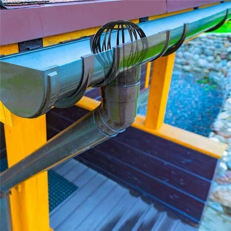 QERSTA Filtres à Gouttière, 4 Pièces Crapaudine, Protege Gouttiere, Fabriqué En Plastique, Durable, Antirouille, Drainage Lisse, Adapté Pour Gouttière, Drainage De Toit (noir, 5,7 X 4,9 X 1,7cm) 7 QERSTA Filtres à Gouttière, 4 Pièces Crapaudine, Protege Gouttiere, Fabriqué En Plastique, Durable, Antirouille, Drainage Lisse, Adapté Pour Gouttière, Drainage De Toit (noir, 5,7 X 4,9 X 1,7cm) – Image 5