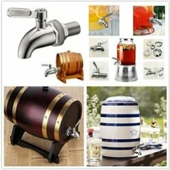 REGALI Robinet De Remplacement Pour Distributeur De Boissons En Acier Inoxydable Pour Baril Fait Maison Vin Fermenté Bière Boisson Jus Distributeur Robinet (1 Paquet) 11 REGALI Robinet De Remplacement Pour Distributeur De Boissons En Acier Inoxydable Pour Baril Fait Maison Vin Fermenté Bière Boisson Jus Distributeur Robinet (1 Paquet) -Promos Recuperation Magasin 54110710 5