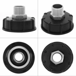 ECHOO 1000L IBC Adaptateur De Réservoir Tote Tank Drain Adaptateur En Acier Inoxydable Pour Robinetterie De Rechange 3/4 "outer Wire -Promos Recuperation Magasin 54293188 5