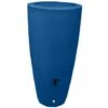 PLAST'UP ROTOMOULAGE POT CONIQUE RECUPERATEUR EAU DE PLUIE AERIEN R&C 200L-Bleu-121cm