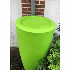 PLAST'UP ROTOMOULAGE POT CONIQUE RECUPERATEUR EAU DE PLUIE AERIEN R&C 200L-Bleu-121cm -Promos Recuperation Magasin 54428804 4