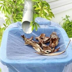 LITZEE Lot De 6 Filets De Récupération D'eau De Pluie - Protection Réglable - Résistant Aux Intempéries - 30*40cm -Promos Recuperation Magasin 54682578 4
