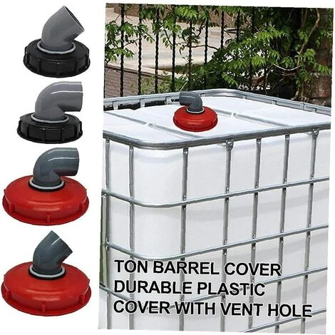 LITZEE Couvercle En Plastique De Canon De Tonne 163mm 90 Degré Eau De Pluie Couvercle De Couvercle De Couvercle De Couvercle De Couvercle De Couvercle De Chapeau De Chapeau Noir, Tuyau De Jardin 6 LITZEE Couvercle En Plastique De Canon De Tonne 163mm 90 Degré Eau De Pluie Couvercle De Couvercle De Couvercle De Couvercle De Couvercle De Couvercle De Chapeau De Chapeau Noir, Tuyau De Jardin – Image 4