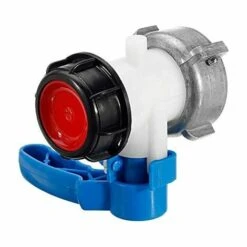 TINOR Vanne Papillon De Rechange Pour Cuve IBC Jusqu’à 1000 L Ou Réservoir De Chasse D'eau, Avec Adaptateur Pour Bride DN40 (62 mm, Aluminium) 9 TINOR Vanne Papillon De Rechange Pour Cuve IBC Jusqu’à 1000 L Ou Réservoir De Chasse D'eau, Avec Adaptateur Pour Bride DN40 (62 mm, Aluminium) -Promos Recuperation Magasin 55018674 3