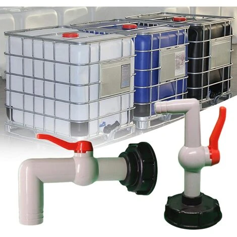 TINOR IBC 1000L Raccord Robinet En Plastique, Adaptateur De Réservoir De Vidange De Filetage Gros 60 Mm Pour Robinet De Jardin D'adaptateur De Cuve, 20/25/32mm Exportation(20mm) 5 TINOR IBC 1000L Raccord Robinet En Plastique, Adaptateur De Réservoir De Vidange De Filetage Gros 60 Mm Pour Robinet De Jardin D'adaptateur De Cuve, 20/25/32mm Exportation(20mm) – Image 3