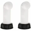 TINOR 2 Pcs Adaptateur De Réservoir D'eau, Vanne Cuve A Eau, Adaptateur De Réservoir De Vidange IBC Pour Réservoirs D'eau IBC, Vannes De Tonnage, Irrigation Agricole, Pipelines, Plastique, 60 MM(Blanc) 1 TINOR 2 Pcs Adaptateur De Réservoir D'eau, Vanne Cuve A Eau, Adaptateur De Réservoir De Vidange IBC Pour Réservoirs D'eau IBC, Vannes De Tonnage, Irrigation Agricole, Pipelines, Plastique, 60 MM(Blanc) -Promos Recuperation Magasin 55018777 1