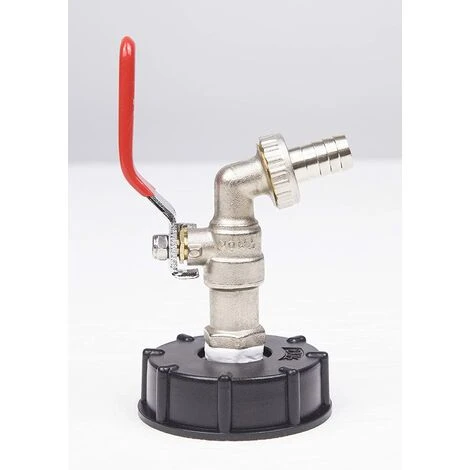 ENLENK Robinet Cuve 1000L Robinet Recuperateur Eau De Pluie, Adaptateur De Réservoir D'eau IBC 1/2" Double Robinet Recuperateur Eau De Pluie,Robinet En Laiton Fabriqué En PP Filetage Gros 60 Mm (3pcs) 6 ENLENK Robinet Cuve 1000L Robinet Recuperateur Eau De Pluie, Adaptateur De Réservoir D'eau IBC 1/2" Double Robinet Recuperateur Eau De Pluie,Robinet En Laiton Fabriqué En PP Filetage Gros 60 Mm (3pcs) – Image 4