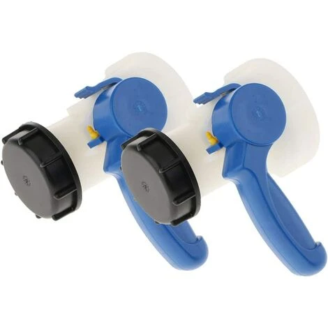 MONLY Vanne Papillon En PP Avec Adaptateur D'écrou De 62 Mm Pour Une Installation Facile Pour Les Réservoirs IBC De 1000 Litres (2 Pièces) 5 MONLY Vanne Papillon En PP Avec Adaptateur D'écrou De 62 Mm Pour Une Installation Facile Pour Les Réservoirs IBC De 1000 Litres (2 Pièces) – Image 3