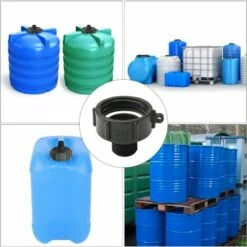 Fei Yu Adaptateur IBC S60 Connexion à Vis Pour Réservoir D'eau IBC 2 Pouces Par 1 Pouces -Promos Recuperation Magasin 56414155 5