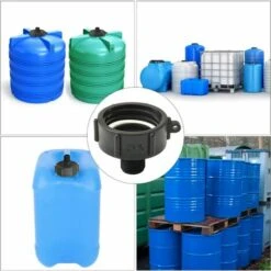 Fei Yu Adaptateur IBC S60 Connexion à Vis Pour Réservoir D'eau IBC 2 Pouces Par 3/4 Pouces -Promos Recuperation Magasin 56414156 5